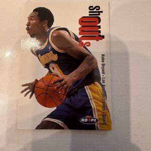 Kids Trading Card - Blue and Yellow shout out Kobe Bryant mint 21/30